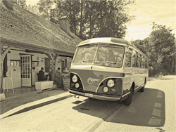 Reisecar Saurer 2H in Fribourg